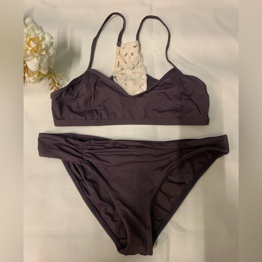L -spaces bikini set. Top is a medium and bottoms are large